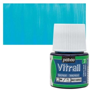 Pebeo Vitrail Cam Boyası 45Ml - 37 Cobalt Blue