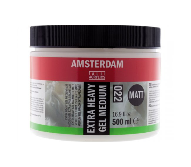 Amsterdam Extra Heavy Gel Medium Matt 022 500ml (Mat Yoğun Doku Jeli)