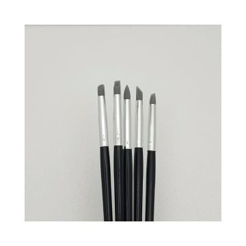 ART DESİGN İNCE UÇLU SİLİKON KAUÇUK UÇLU FIRÇA SETİ 5'Lİ