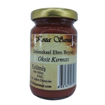 Koza Ebru Boyası Ezilmiş Oksit Kırmızı 105 cc