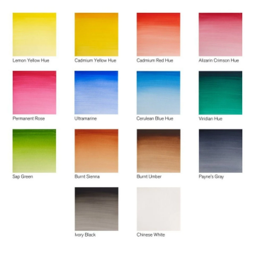 Winsor & Newton Cotman Compact Set (14 x Yarım Tablet Suluboya Seti)