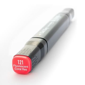 Del Rey TWIN MARKER F121 Fluorescent Coral Red