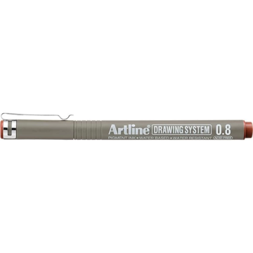 Artline Drawing System Teknik Çizim Kalemi Sepia 0.8