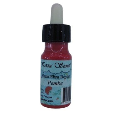 Koza Hazır Ebru Boyası Damlalıklı Pembe 30 ml