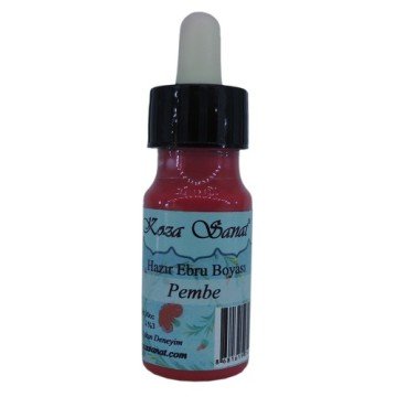 Koza Hazır Ebru Boyası Damlalıklı Pembe 30 ml