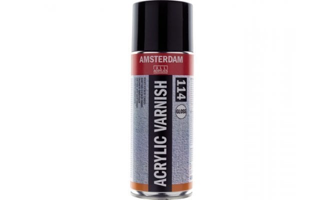 Talens Amsterdam Acrylic Varnish Gloss 114 Parlak Akrilik Boya Verniği Parlak 400 ml. Sprey