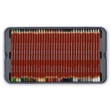Derwent Drawing Pencils Renkli Çizim Kalemi Seti 72'li Teneke Kutu
