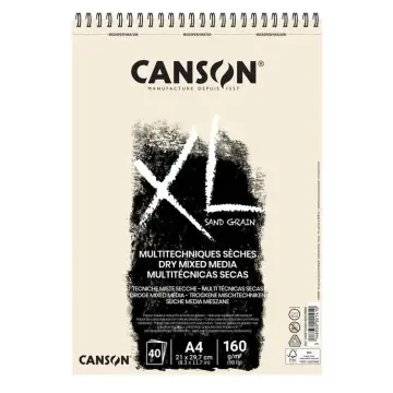 Canson XL Sand Grain Naturel Dry Mixed Media Blok 160 gr. A4 40 yp.