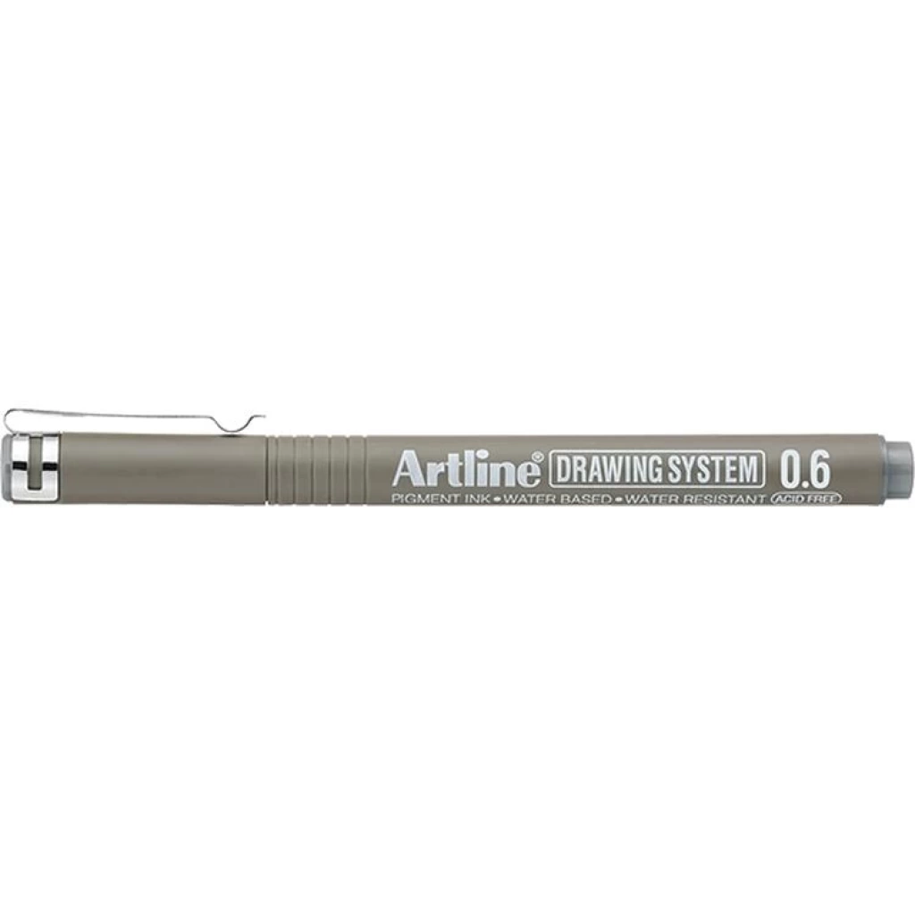 Artline Drawing System Teknik Çizim Kalemi Grey 0.6