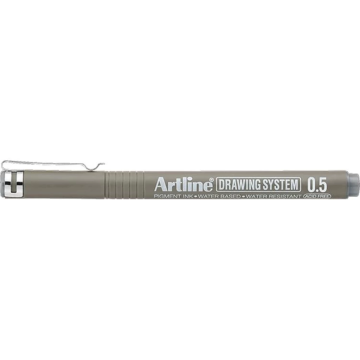 Artline Drawing System Teknik Çizim Kalemi Grey 0.5