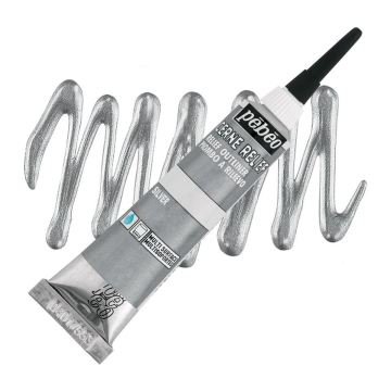 Pebeo Cam Boya Kontürü 20ml Silver-Gümüş