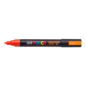 Uni Posca PC-5M Boyama Markörü 1.8-2.5 mm FOSFORLU TURUNCU