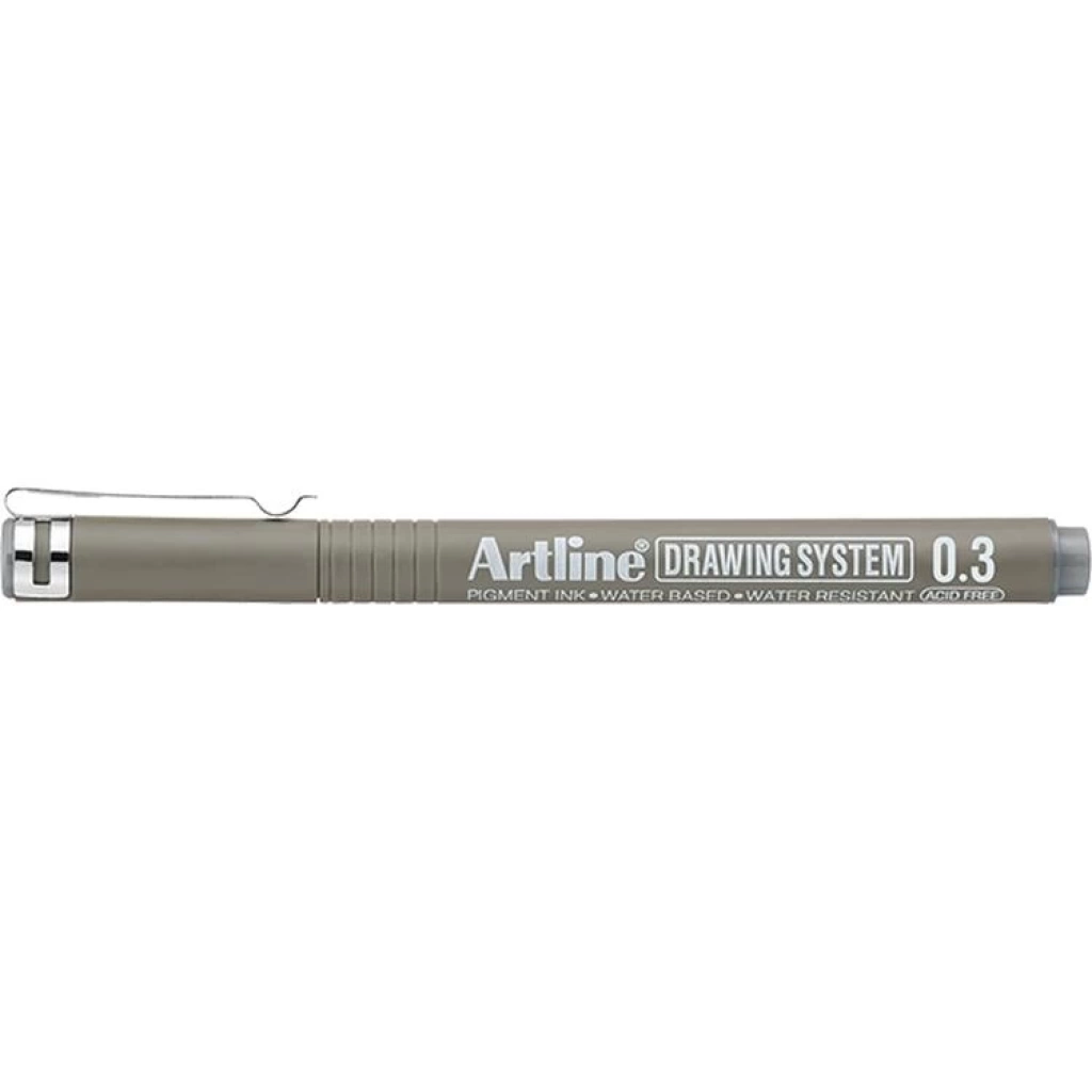 Artline Drawing System Teknik Çizim Kalemi Grey 0.3