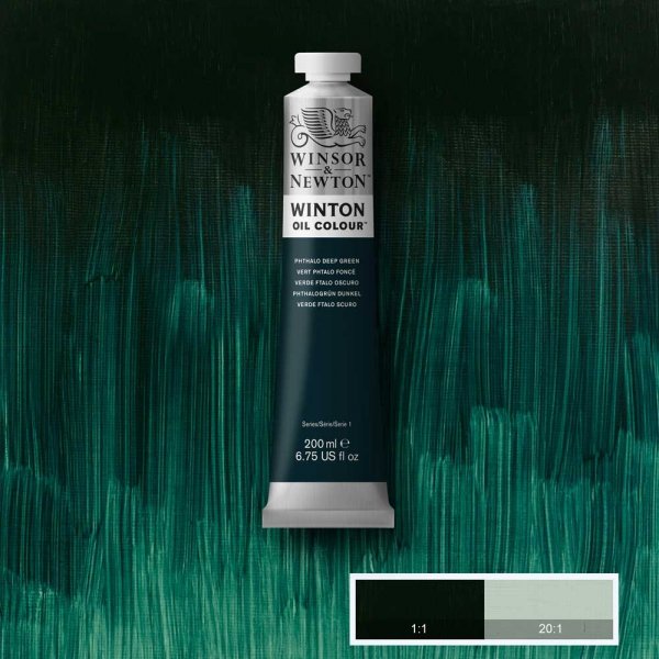 Winsor & Newton Winton Yağlı Boya 200ml Phthalo Deep Green