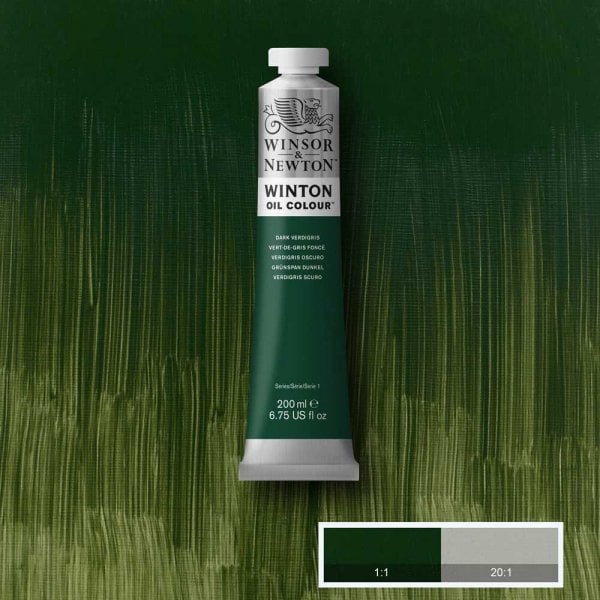 Winsor & Newton Winton Yağlı Boya 200ml Dark Verdigris