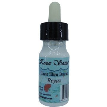 Koza Hazır Ebru Boyası Damlalıklı Beyaz 30 ml