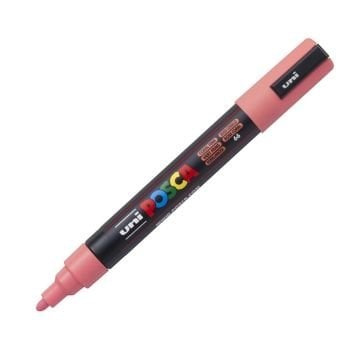 Uni Posca PC-5M Boyama Markörü 1.8-2.5 mm MERCAN PEMBE