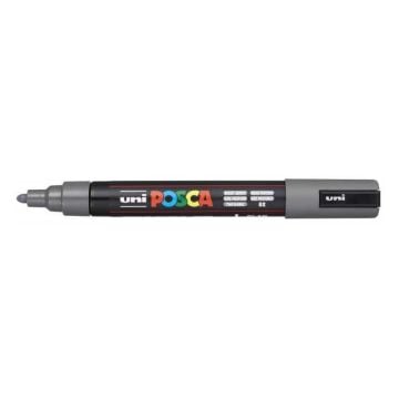 Uni Posca PC-5M Boyama Markörü 1.8-2.5 mm DERİN GRİ