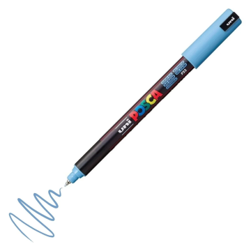 Uni Posca PC-1MR Boyama Markörü 0.7 mm BUZ MAVİSİ