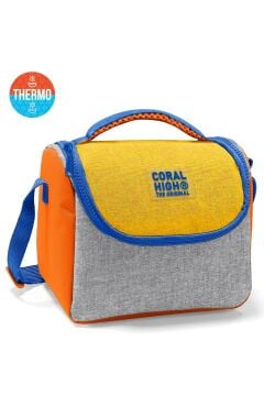 Coral High Kids Gri Turuncu Renkli 3’lü Okul Çanta Seti SET133221