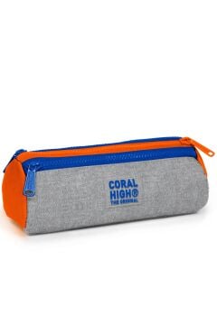 Coral High Kids Gri Turuncu Renkli 3’lü Okul Çanta Seti SET133221
