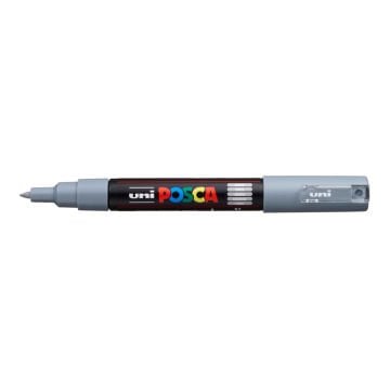 Uni Posca PC-1M Boyama Markörü 0.7 mm GRİ