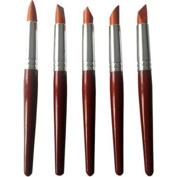 Südor Kauçuk Uçlu Fırça Seti 5'Li Kalın