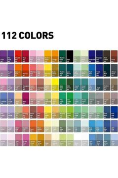 HIMI Twin Cup Gouache Set 112 Renk x 12 gr Guaj Boya Seti (Ice Blue Case)