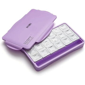 HIMI Jelly Cup Gouache Set Pastel Renkler Guaj Boya Seti 18 Renk x 30 gr. (Purple Case)