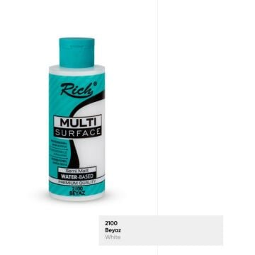 Rich (MultiSurface) Boya Multi Surface 2100-Beyaz 130 cc
