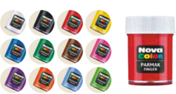 Nova Color Parmak Boyası 12x25ml