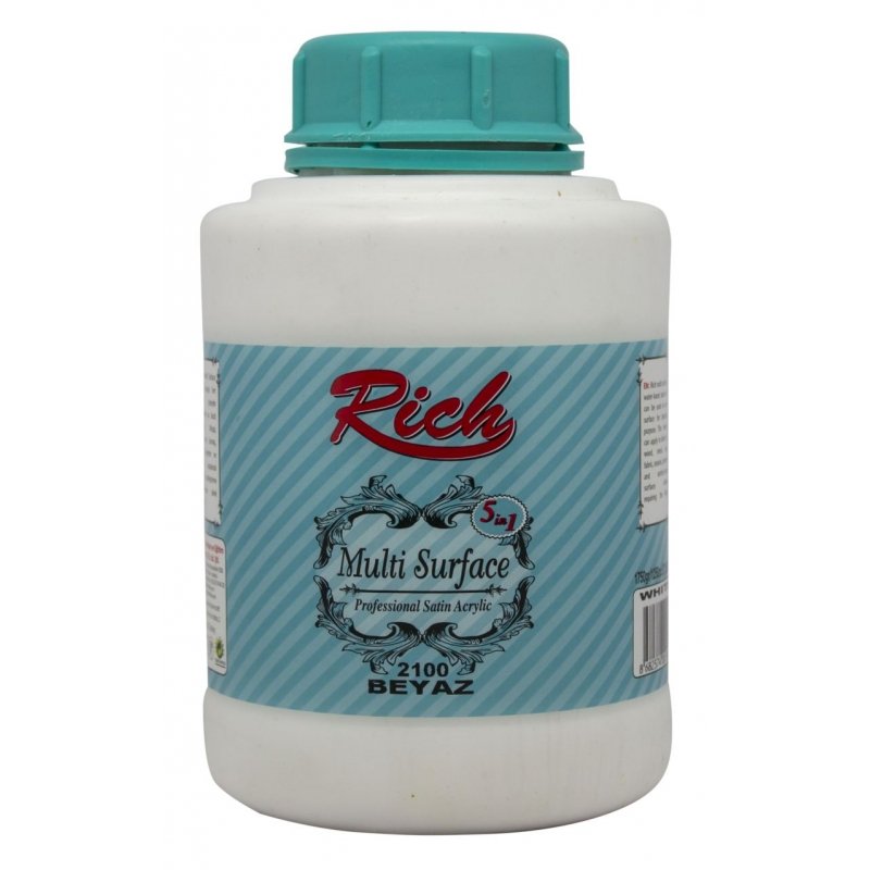 Rich Multi Surface Boya 2100 - BEYAZ 1,75 kg ( 1250 cc )