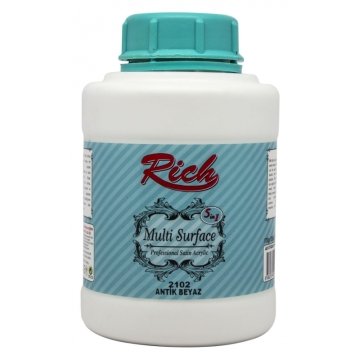 Rich Multi Surface Boya 2102 - ANTİK BEYAZ 1,75 kg ( 1250 cc )