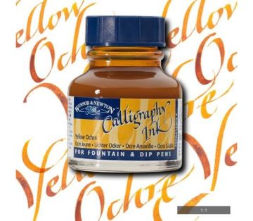 Winsor & Newton Kaligrafi Mürekkebi 30 ml. 744 Yellow Ochre