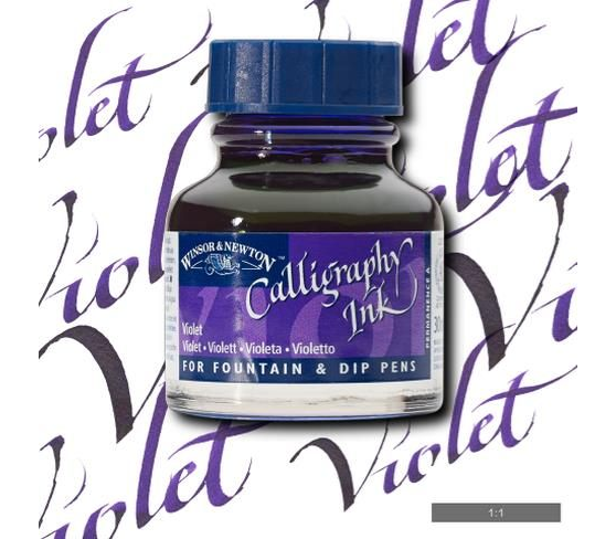 Winsor & Newton Kaligrafi Mürekkebi 30 ml. 688 Violet