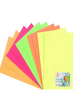 Lino Fosforlu Fon Kartonu 170 Gr. 5 Renk 50x70cn