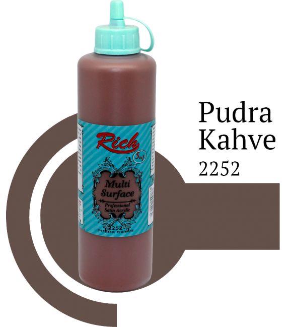 Rich Multi Surface 500cc Akrilik 2252-Pudra Kahve