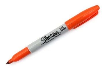 Sharpie Permanent Marker Kalem Fine Uç TURUNCU