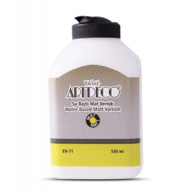 Artdeco Su Bazlı MAT Vernik 500ml