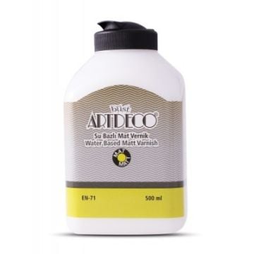 Artdeco Su Bazlı MAT Vernik 500ml