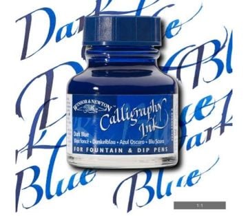 Winsor & Newton Kaligrafi Mürekkebi 30 ml. 222 Dark Blue