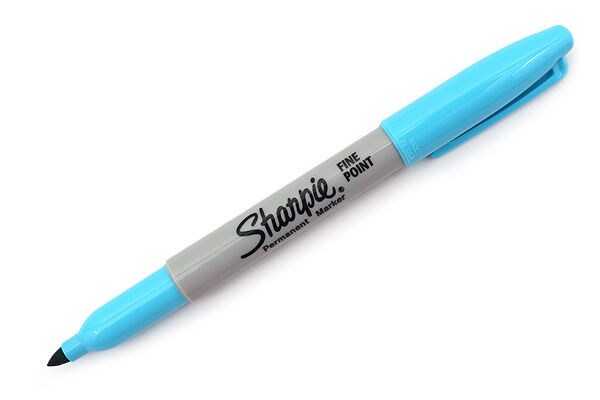 Sharpie Permanent Marker Kalem Fine Uç AÇIK MAVi