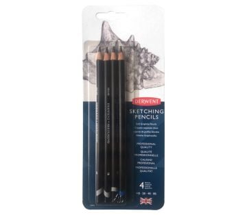 Derwent Sketching Pencils Çizim Kalemi Seti 4'lü Blister