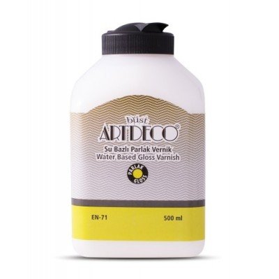 Artdeco Su Bazlı PARLAK Vernik 500ml