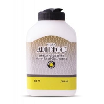 Artdeco Su Bazlı PARLAK Vernik 500ml