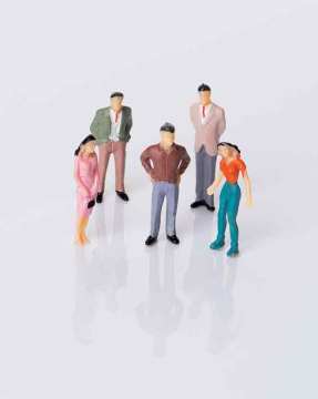 Eshel Maket Renkli İnsan Figürü 2'li Set 1/25