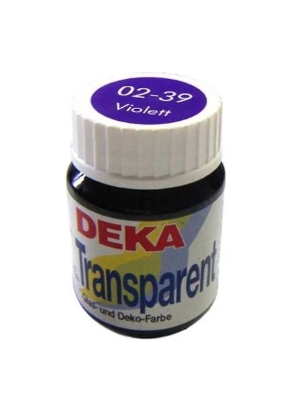 Deka Transparent 25 ml Cam Vitrail Boyası 02-39 Violett (Mor)