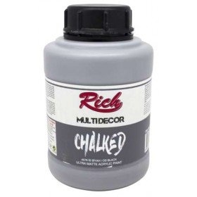 Rich Multi Decor Chalked Boya 4576 - İS SİYAH 1,75 kg ( 1250 cc )