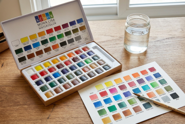 Mona Lisa Profesyonel Sulu Boya 36 Renk Tablet Suluboya Set