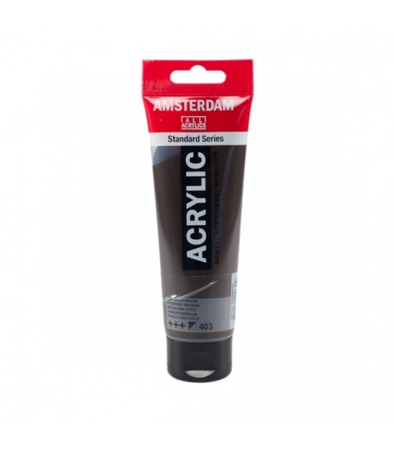 TALENS AMSTERDAM AKRİLİK BOYA 120 ML. 403 VANDYKE BROWN
